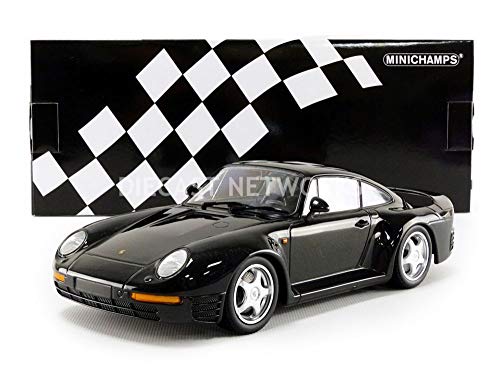 Minichamps-Porsche-959-1987 Coche en Miniatura de colección, Color Gris Metal (155066205) Minichamps-Porsche-959-1987 Coche en Miniatura de colección, Color Gris Metal (155066205)