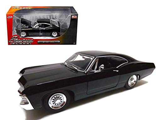 Modelo de coche Chevrolet Impala 1967 negro, escala 1:24 / Jada Toys