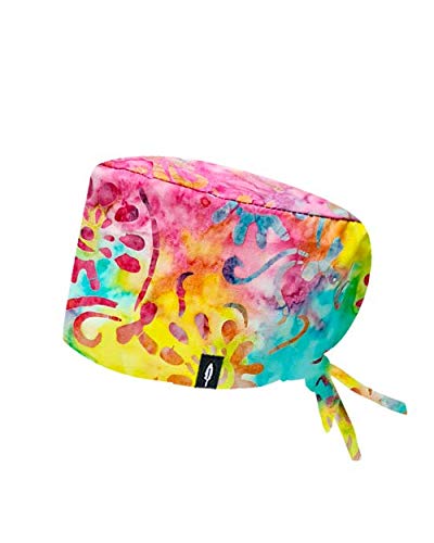 Modelo: Happy Batik - Estampado-Gorro de Quirófano ROBIN HAT- Pelo Largo- Ajustable- 100% -algodón (Autoclave) Modelo: Happy Batik - Estampado-Gorro de Quirófano ROBIN HAT- Pelo Largo- Ajustable- 100% -algodón (Autoclave)