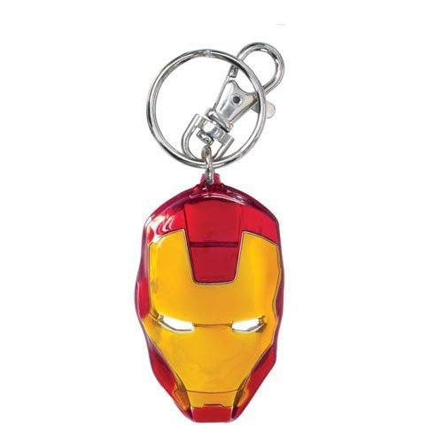 Monogram- Marvel Llavero Cabeza Iron Man, Multicolor (Hasbro Spain 67971)