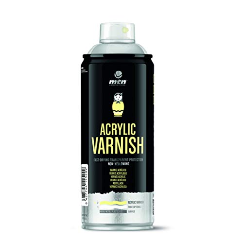 Montana Colors Barniz Acrílico - Brillante Spray, Transparente Brillo Montana Colors Barniz Acrílico - Brillante Spray, Transparente Brillo