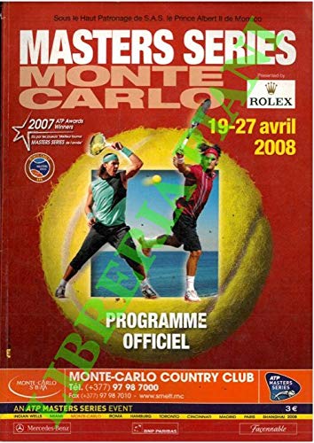 Monte Carlo Masters Series 2008. Programme ufficiel.