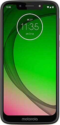 Motorola Moto G7 Play – Smartphone Android 9 (pantalla 5.7'' HD+ Max Vision, cámaras trasera 13MP, cámara selfie 8MP, 2GB de RAM, 32 GB, Dual SIM), color dorado [Versión española]