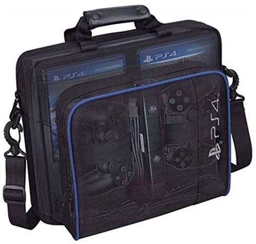 MOTOULAX Funda para PS4, funda de transporte, bolsa de hombro, universal, para videojuegos, portátil, bolsa de hombro para consola Playstation 4