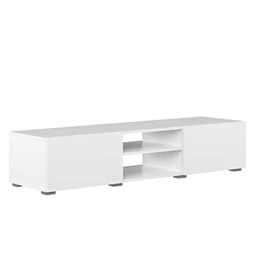 Movian Lijoki - Mueble para TV, 140 x 42 x 31 cm (largo x ancho x alto), blanco