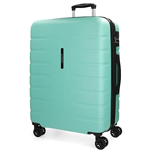 Movom Turbo Maleta mediana Verde 49x69x27 cms Rígida ABS Cierre combinación 80L 3,7Kgs 4 Ruedas dobles Extensible Movom Turbo Maleta mediana Verde 49x69x27 cms Rígida ABS Cierre combinación 80L 3,7Kgs 4 Ruedas dobles Extensible