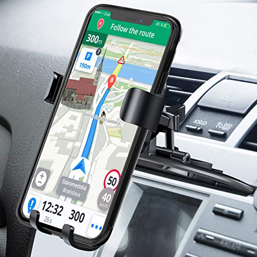 Mpow Soporte Movil Coche CD, Soporte de Movil Para Coche Gravedad, Bloquee y Suelte Automáticamente, Coloque Su Teléfono y Sáquelo en un Segundo, Compatible con Teléfonos con Pantallas de 4,7”~ 6,8” Mpow Soporte Movil Coche CD, Soporte de Movil Para Coche Gravedad, Bloquee y Suelte Automáticamente, Coloque Su Teléfono y Sáquelo en un Segundo, Compatible con Teléfonos con Pantallas de 4,7”~ 6,8”