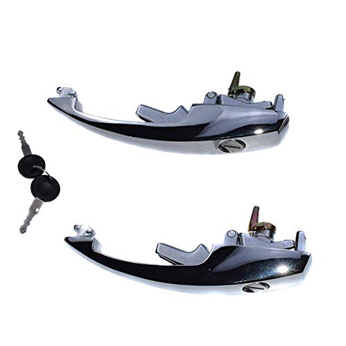 Mrfmh Parejas de Las Puertas Exteriores Izquierda Derecha con 2 Llaves/Ajuste para VW Super Beetle Bug 1968-1979 113898205m, 113837205m (Color : Silver) Mrfmh Parejas de Las Puertas Exteriores Izquierda Derecha con 2 Llaves/Ajuste para VW Super Beetle Bug 1968-1979 113898205m, 113837205m (Color : Silver)
