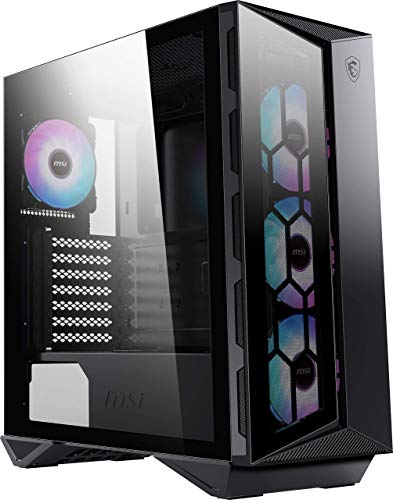MSI MPG GUNGNIR 110R Mid-Tower Caja PC Gaming (Negra, 4 x 120mm Ventiladores ARGB, USB 3.2 Gen2 Type-C, Panel Cristal Templado, Filtro para el Polvo Magnético, Mystic Light RGB, ATX, m-ATX, Mini-ITX) MSI MPG GUNGNIR 110R Mid-Tower Caja PC Gaming (Negra, 4 x 120mm Ventiladores ARGB, USB 3.2 Gen2 Type-C, Panel Cristal Templado, Filtro para el Polvo Magnético, Mystic Light RGB, ATX, m-ATX, Mini-ITX)