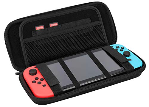 mumbi Funda Universal para Nintendo Switch, Color Negro