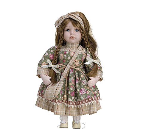 Muñeca de Porcelana de 30 cms con soporte. GIOVANNA - BAM006