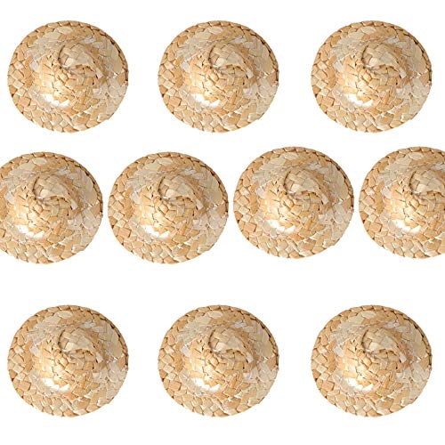 Muñeca Sombreros de paja Adornos,10 Piezas Muñeca Sombrero de Paja Mini Sombrero Artesanal Redonda Gorra de Muñeca Gorro de Muñeca Hecha a Mano para Manualidades Diy Accesorios de Joyería Artesanal Muñeca Sombreros de paja Adornos,10 Piezas Muñeca Sombrero de Paja Mini Sombrero Artesanal Redonda Gorra de Muñeca Gorro de Muñeca Hecha a Mano para Manualidades Diy Accesorios de Joyería Artesanal