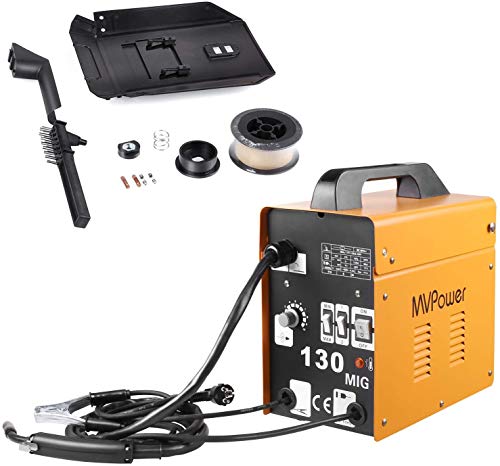 MVPower MIG130 Soldadora Inverter con Alambre, Soldador de Electrodo, Dispositivo de Soldadura Profesional (120 A 230 V) MVPower MIG130 Soldadora Inverter con Alambre, Soldador de Electrodo, Dispositivo de Soldadura Profesional (120 A 230 V)