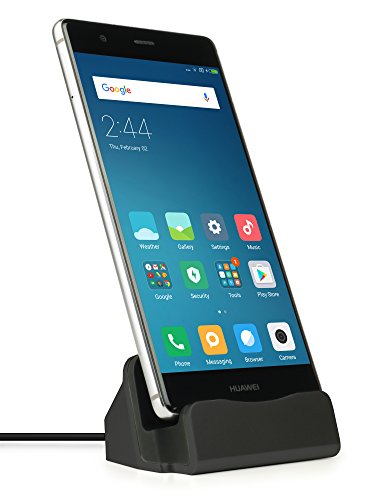 MyGadget USB C Docking Station - Base Estación de Carga para Samsung Galaxy S10 S9 (Edge) Plus, Huawei Mate 20 / P20 / P30 (Pro) / Xiaomi Mi 9 - Negro MyGadget USB C Docking Station - Base Estación de Carga para Samsung Galaxy S10 S9 (Edge) Plus, Huawei Mate 20 / P20 / P30 (Pro) / Xiaomi Mi 9 - Negro