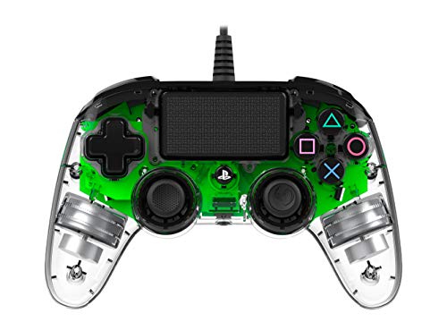 Nacon - Mando Compacto para PS4, color Cristal Verde