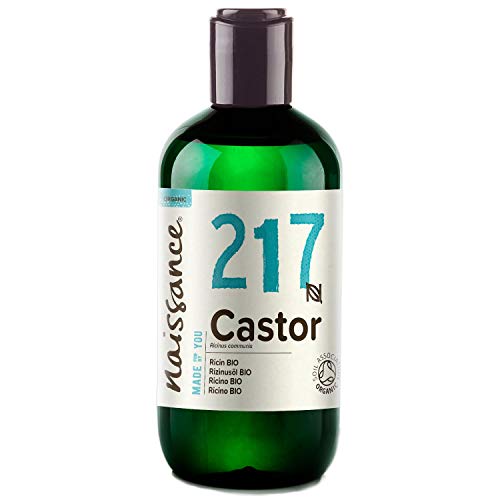 Naissance Aceite de Ricino BIO 250ml - Puro, natural, certificado ecológico, prensado en frío, vegano, sin hexano, no OGM - Hidrata y nutre el cabello, las cejas y las pestañas Naissance Aceite de Ricino BIO 250ml - Puro, natural, certificado ecológico, prensado en frío, vegano, sin hexano, no OGM - Hidrata y nutre el cabello, las cejas y las pestañas