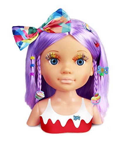 Nancy - Un Día de Secretos de Belleza Violeta, Busto de Peluquería y Maquillaje para Niños y Niñas a Partir de 3 Años, Multicolor, (Famosa 700015133) Nancy - Un Día de Secretos de Belleza Violeta, Busto de Peluquería y Maquillaje para Niños y Niñas a Partir de 3 Años, Multicolor, (Famosa 700015133)