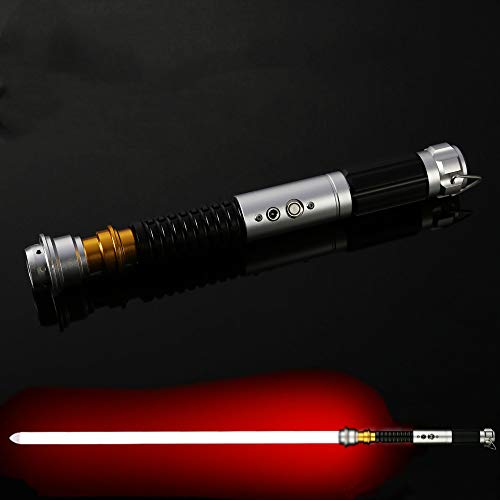NANDAN Star Wars Lightsaber Sword 11 RGB Color Cambio de Sonido FOC FOC Láser Sable FX Metal Handle Heavy Dueling 5 Sets Sound Lumious Toys Regalos