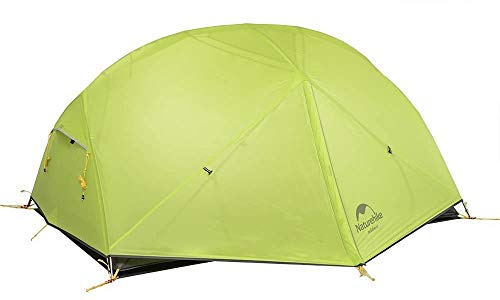 Naturehike Mongar Tienda de campaña de mochilero Ligero 2 Personas para el Excursionismo, el Senderismo y el Camping (Verde Claro) Naturehike Mongar Tienda de campaña de mochilero Ligero 2 Personas para el Excursionismo, el Senderismo y el Camping (Verde Claro)