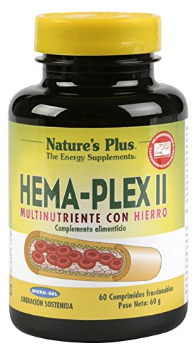 Nature's Plus Hema-Plex II - 60 Comprimidos Nature's Plus Hema-Plex II - 60 Comprimidos