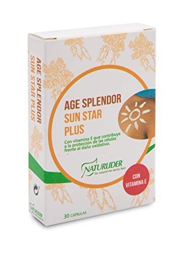 Naturlider Age Splendor Sun Star - Cápsulas con betacaroteno para preparar piel antes de exposición solar, 30 cápsulas Naturlider Age Splendor Sun Star - Cápsulas con betacaroteno para preparar piel antes de exposición solar, 30 cápsulas