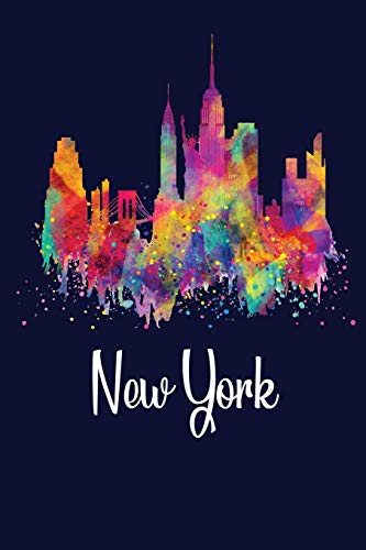 New York notebook for your travel stories: lined notebook 120 pages