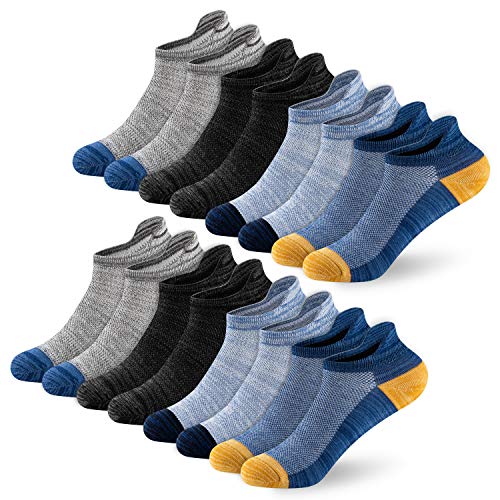 Newdora Calcetines Tobilleros Hombres, 8 Pares Calcetines Para Hombre y Mujer, Calcetines Deportivos Hombre Cortos, Invisibles Calcetines Hombre (37-42) Newdora Calcetines Tobilleros Hombres, 8 Pares Calcetines Para Hombre y Mujer, Calcetines Deportivos Hombre Cortos, Invisibles Calcetines Hombre (37-42)