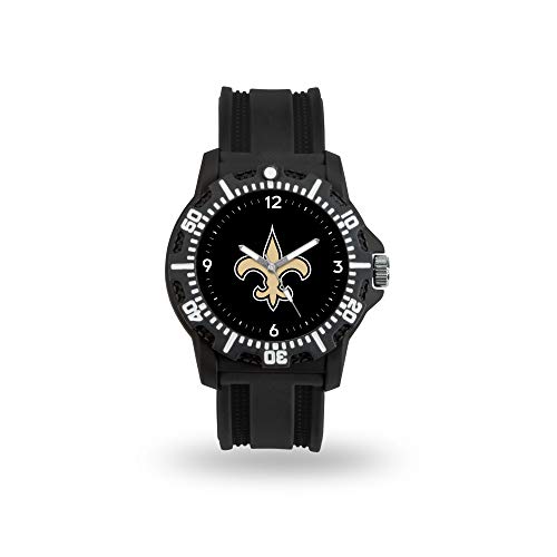 NFL Rico Industries Model Three - Reloj de pulsera, diseño de New Orleans Saints