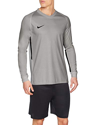 Nike Men's Dry Tiempo Premier Football Long Sleeved t-Shirt, Hombre, gris (gris / negro) S Nike Men's Dry Tiempo Premier Football Long Sleeved t-Shirt, Hombre, gris (gris / negro) S