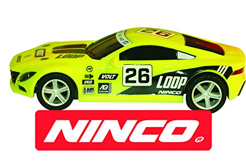 Ninco- Slot Car Yellow 1/43 Coche, Multicolor (21500)