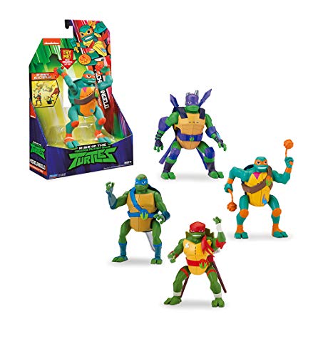 Ninja Turtles WAVE 1-4 Tortugas Ninja, Figuras Deluxe, 4 modelos diferentes, multicolor (Famosa TUAB2511), surtido: modelos aleatorios Ninja Turtles WAVE 1-4 Tortugas Ninja, Figuras Deluxe, 4 modelos diferentes, multicolor (Famosa TUAB2511), surtido: modelos aleatorios