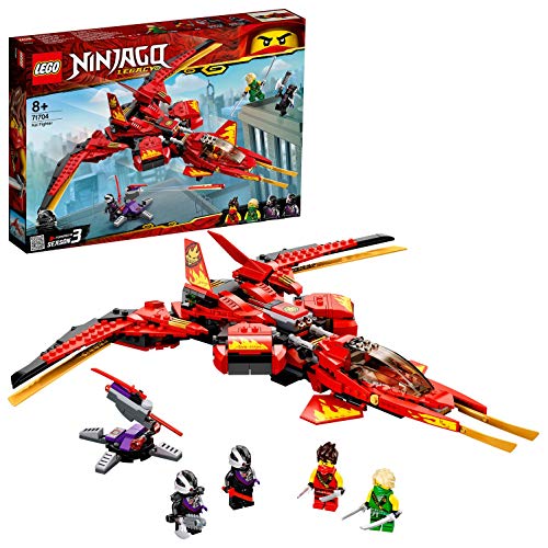 Ninjago Legacy Caza de Kai Set de Juego Jet con Figuras de Acción Nindroid, multicolor (Lego ES 71704) Ninjago Legacy Caza de Kai Set de Juego Jet con Figuras de Acción Nindroid, multicolor (Lego ES 71704)