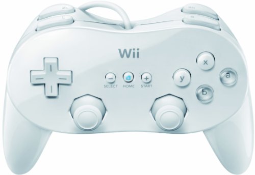 Nintendo Classic Controller Pro Gamepad Wii Blanco - Volante/mando (Gamepad, Wii, Hogar, Seleccionar, Inicio, Inalámbrico, RF, Blanco)