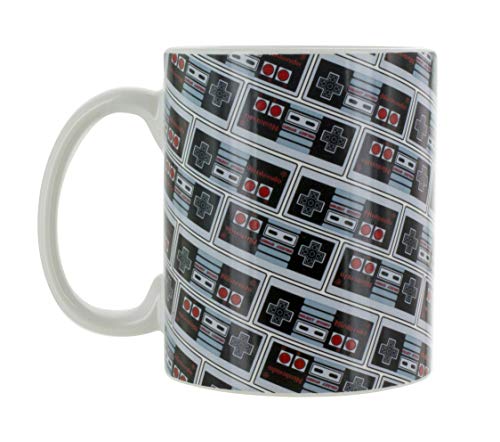 Nintendo NES taza, cerámica, multicolor, 1 x 9 x 10 cm)