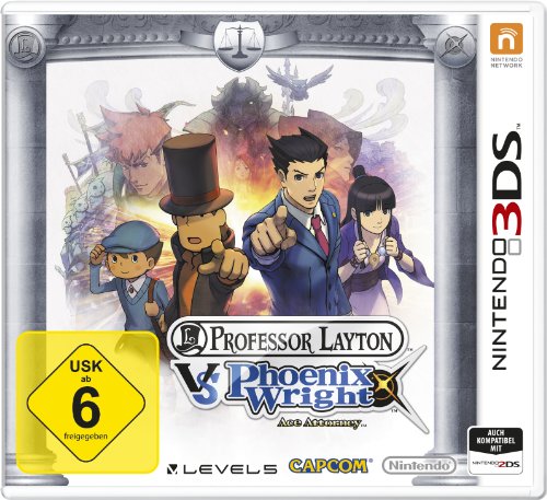 Nintendo Professor Layton vs. Phoenix Wright: Ace Attorney 3DS Básico Nintendo 3DS vídeo - Juego (Nintendo 3DS, Estrategia, T (Teen))