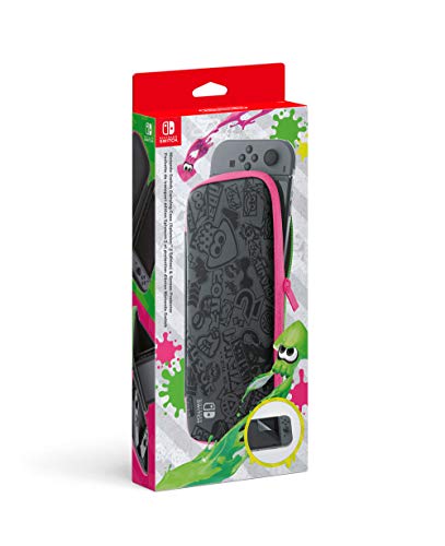 Nintendo Switch - Set Accesorios, Funda + Protector LCD (Edición Splatoon 2)