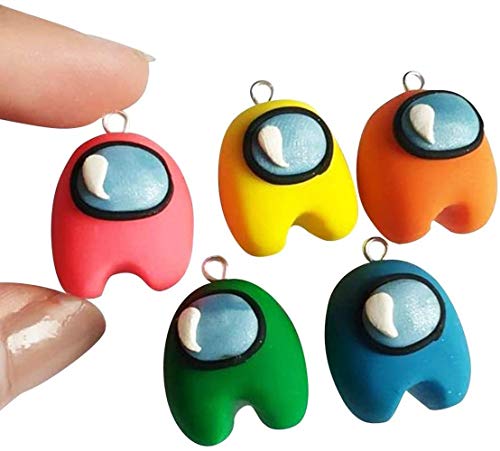 NOA - Juego de 10 llaveros con diseño de anime Am_ong Us temático, coloridos y multifuncionales, regalo de cumpleaños para niños, bonita artesanía NOA - Juego de 10 llaveros con diseño de anime Am_ong Us temático, coloridos y multifuncionales, regalo de cumpleaños para niños, bonita artesanía