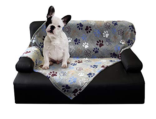 NOBBY 60880 Classic Lissi - Manta para Perros (75 x 100 cm, Mediana), Color Gris Claro NOBBY 60880 Classic Lissi - Manta para Perros (75 x 100 cm, Mediana), Color Gris Claro