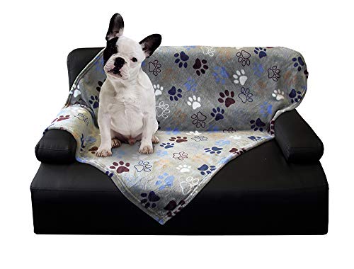 NOBBY 60880 Classic Lissi - Manta para Perros (75 x 100 cm, Mediana), Color Gris Claro