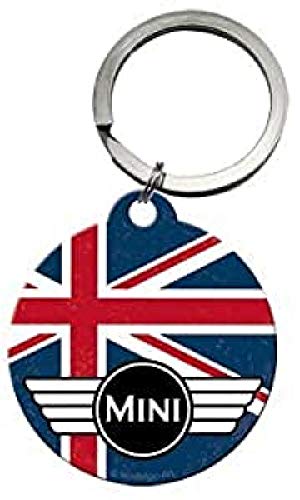 Nostalgic-Art Mini-Union Jack Llavero Redondo, Multicolor, 4 cm