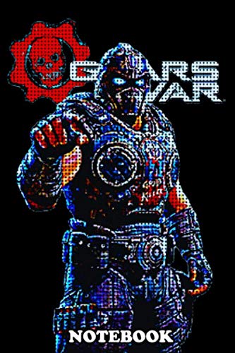 Notebook: Gears Of War Pixel , Journal for Writing, College Ruled Size 6" x 9", 110 Pages
