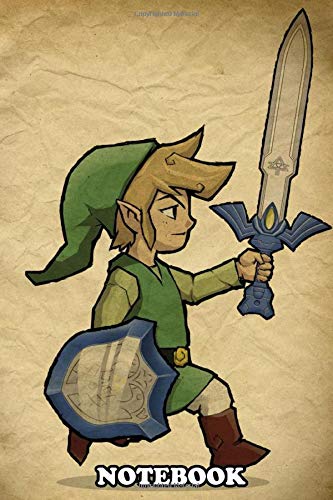 Notebook: Legend Of Zelda The Wind Wa Link The Hero Of Winds , Journal for Writing, College Ruled Size 6" x 9", 110 Pages