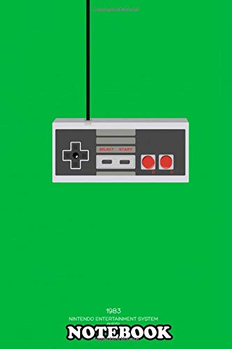 Notebook: Nintendo Entertainment System Controller , Journal for Writing, College Ruled Size 6" x 9", 110 Pages