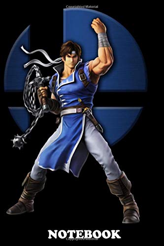 Notebook: Richter Belmont , Journal for Writing, College Ruled Size 6" x 9", 110 Pages