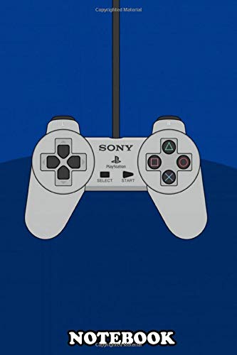 Notebook: The Evolution Of The Playstation Controller An Illust , Journal for Writing, College Ruled Size 6" x 9", 110 Pages