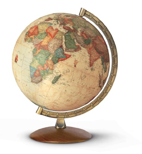 Nova Rico Classic A4 Antiquus, Mappamondo Luminoso con Metallo Pressofuso, 30 cm (versión alemana) Nova Rico Classic A4 Antiquus, Mappamondo Luminoso con Metallo Pressofuso, 30 cm (versión alemana)