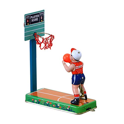 NUOBESTY Vintage Metal Estatua de estaño Escultura Juguete Retro Jugador de Baloncesto Ornamento artesanía para decoración Fiesta de año Nuevo Favor Regalos 1 unid NUOBESTY Vintage Metal Estatua de estaño Escultura Juguete Retro Jugador de Baloncesto Ornamento artesanía para decoración Fiesta de año Nuevo Favor Regalos 1 unid