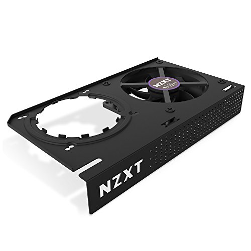 Nzxt KRAKEN G12 - Kit de montaje de GPU para refrigeradores líquidos todo en uno de la serie Kraken X - Compatibilidad con GPU AMD y NVIDIA - Refrigeración activa para VRM - Negro