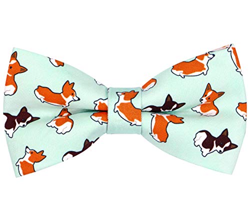 OCIA®Hombre/niños Hecho a Mano Clásicos Diseño original del patrón animal lindo Pajarita (Corgi, M - (6 años para adultos jóvenes)) OCIA®Hombre/niños Hecho a Mano Clásicos Diseño original del patrón animal lindo Pajarita (Corgi, M - (6 años para adultos jóvenes))