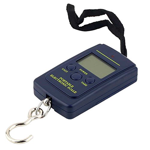 OcioDual Balanza Bascula Digital de Mano con Luz Pesa de Maletas para Pesca Caza Peso Negro OcioDual Balanza Bascula Digital de Mano con Luz Pesa de Maletas para Pesca Caza Peso Negro